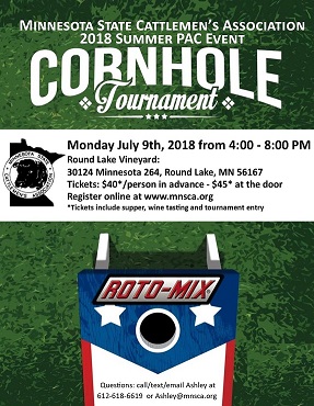PAC Event Corn Hole 2018 Summer PAC Flyer